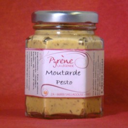 Moutarde fine de Pesto 100g, marque PYRENE